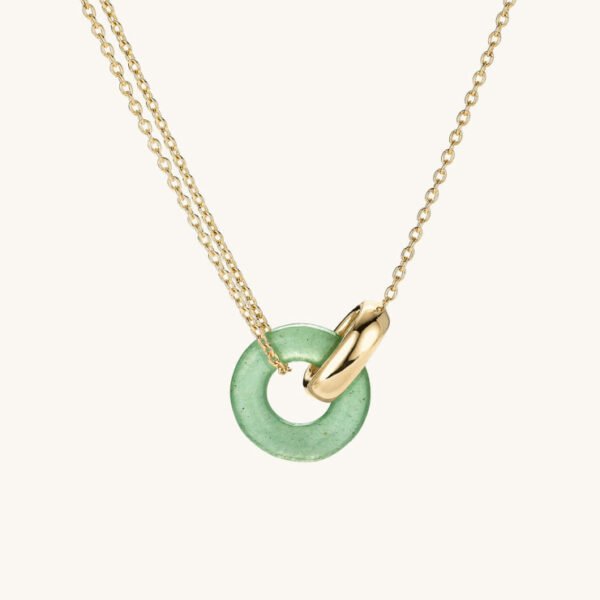 Diamond Round Necklace – Image 2